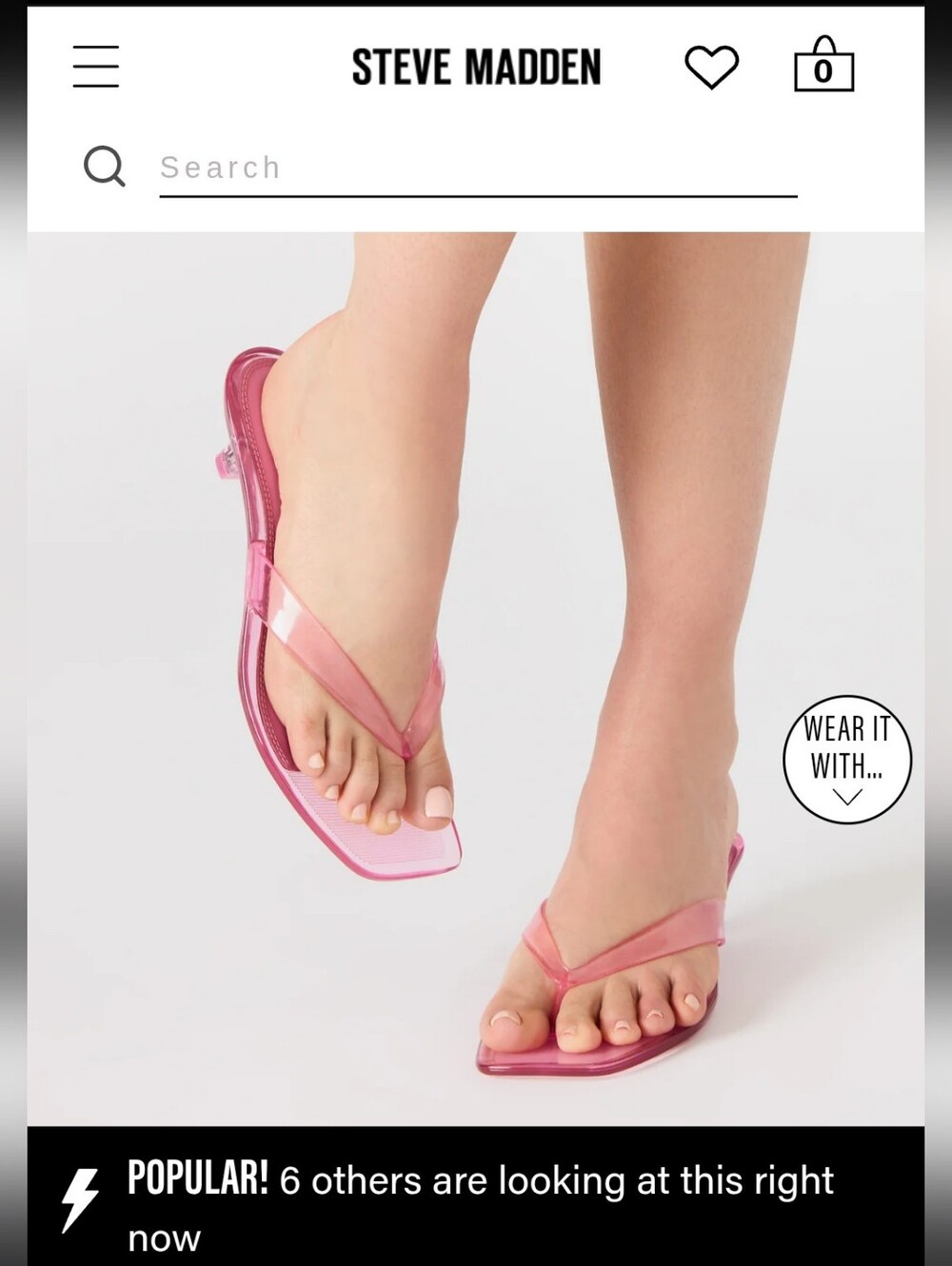 Steve Madden "Tracie" Jelly Shoes, 9